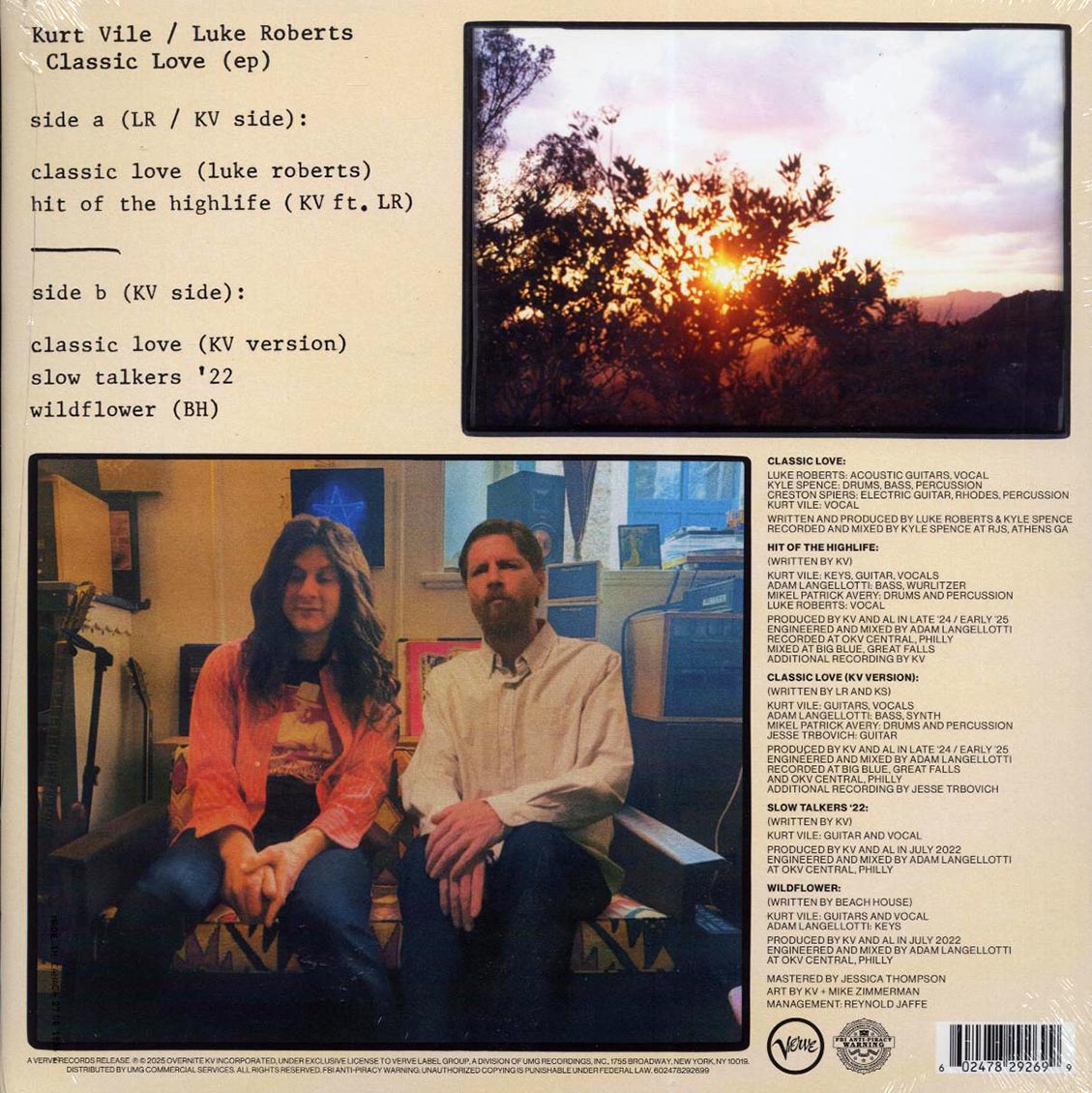 Kurt Vile, Luke Roberts - Classic Love - Vinyl LP, LP