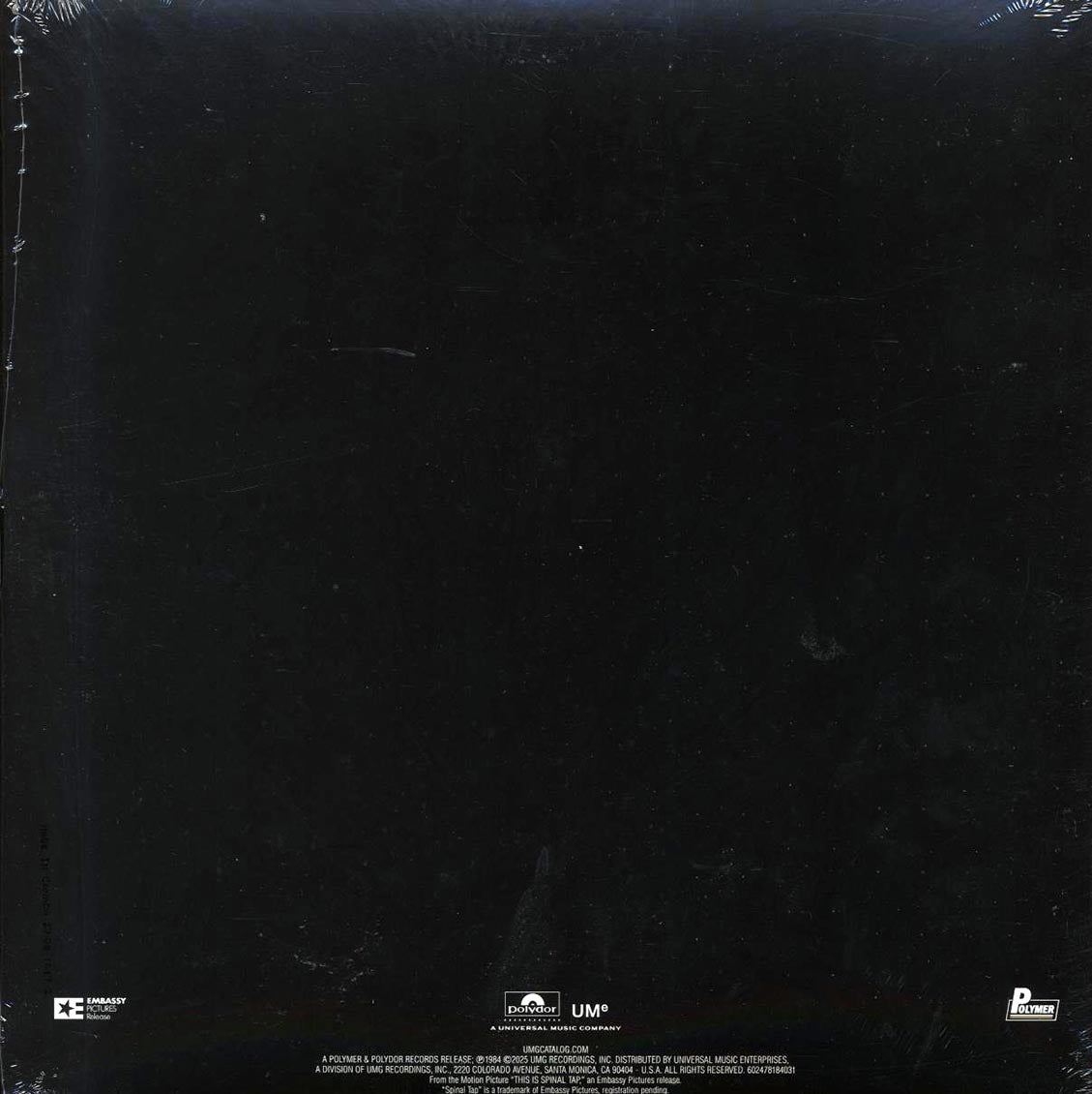 Spinal Tap - From The Original Motion Picture Soundtrack This Is Spinal Tap (remastered) - Vinyl LP, LP