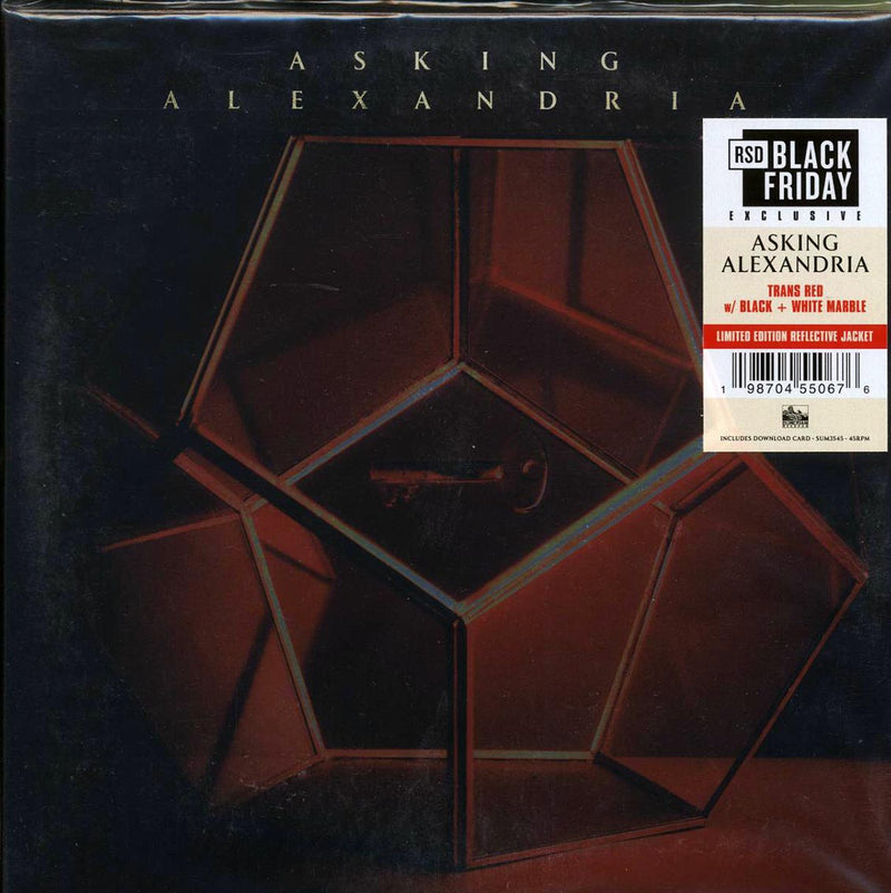 Asking Alexandria - Asking Alexandria (RSD 2025) (hand-numbered ltd. ed.) (2xLP) (red/black/white marbled vinyl) - Vinyl LP