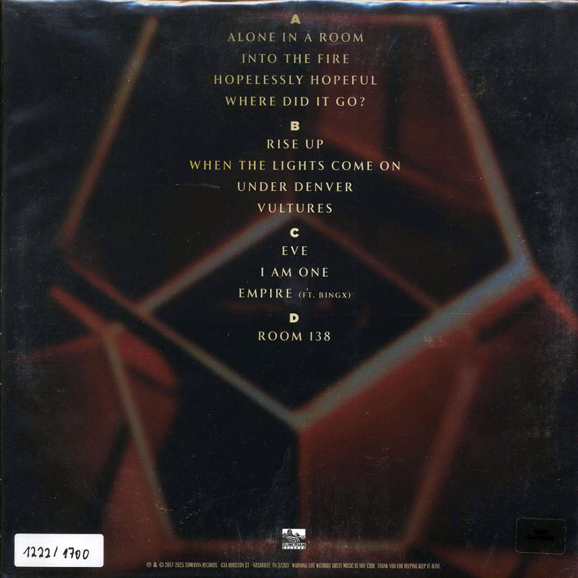 Asking Alexandria - Asking Alexandria (RSD 2025) (hand-numbered ltd. ed.) (2xLP) (red/black/white marbled vinyl) - Vinyl LP, LP