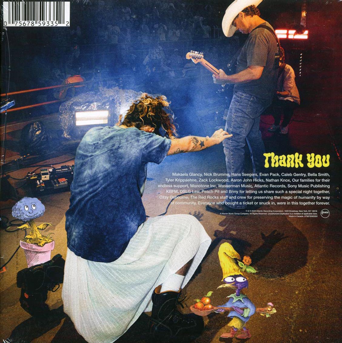 Briston Maroney - Live At Red Rocks (RSD 2025) (2xLP) (blue splatter vinyl) - Vinyl LP, LP