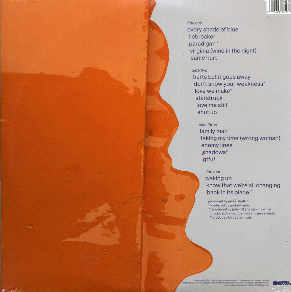 The Head And The Heart - Every Shade Of Blue (+3 bonus tracks) (ltd. ed.) (2xLP) (orange vinyl) - Vinyl LP, LP