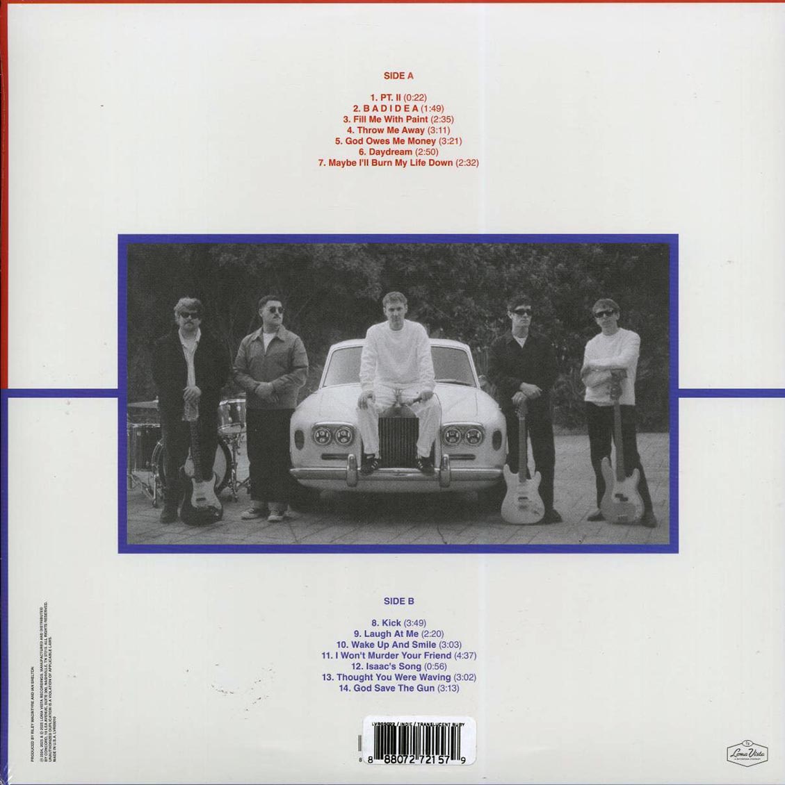 Militarie Gun - God Save The Gun (ltd. ed.) (translucent red vinyl) - Vinyl LP, LP