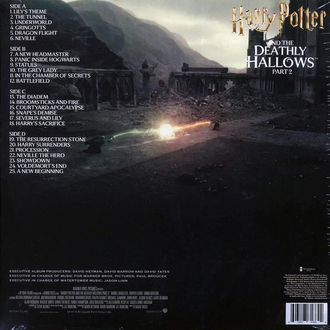 Alexandre Desplat - Harry Potter And The Deathly Hallows Part 2: Original Motion Picture Soundtrack (2xLP) (clear vinyl) - Vinyl LP, LP