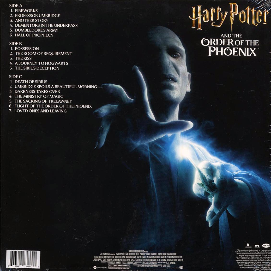 Nicholas Hooper - Harry Potter And The Order Of The Phoenix: Original Motion Picture Soundtrack (2xLP) (clear vinyl) - Vinyl LP, LP