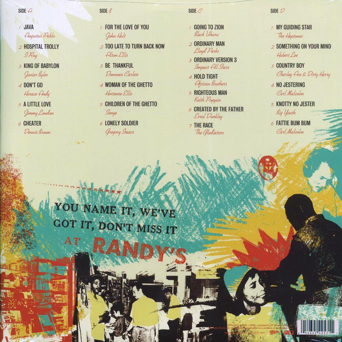 The Gladiators, Gregory Isaacs, The Heptones, I Roy, Errol Dunkley, Etc. - Randy's 50th Anniversary Chapter 2: Reggae Anthology (2xLP) - Vinyl LP, LP