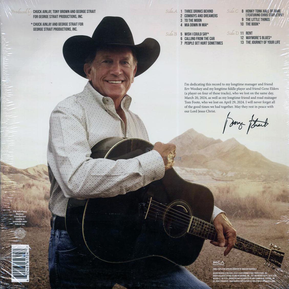George Strait - Cowboys And Dreamers (ltd. ed.) (2xLP) (tiger eye vinyl) - Vinyl LP, LP
