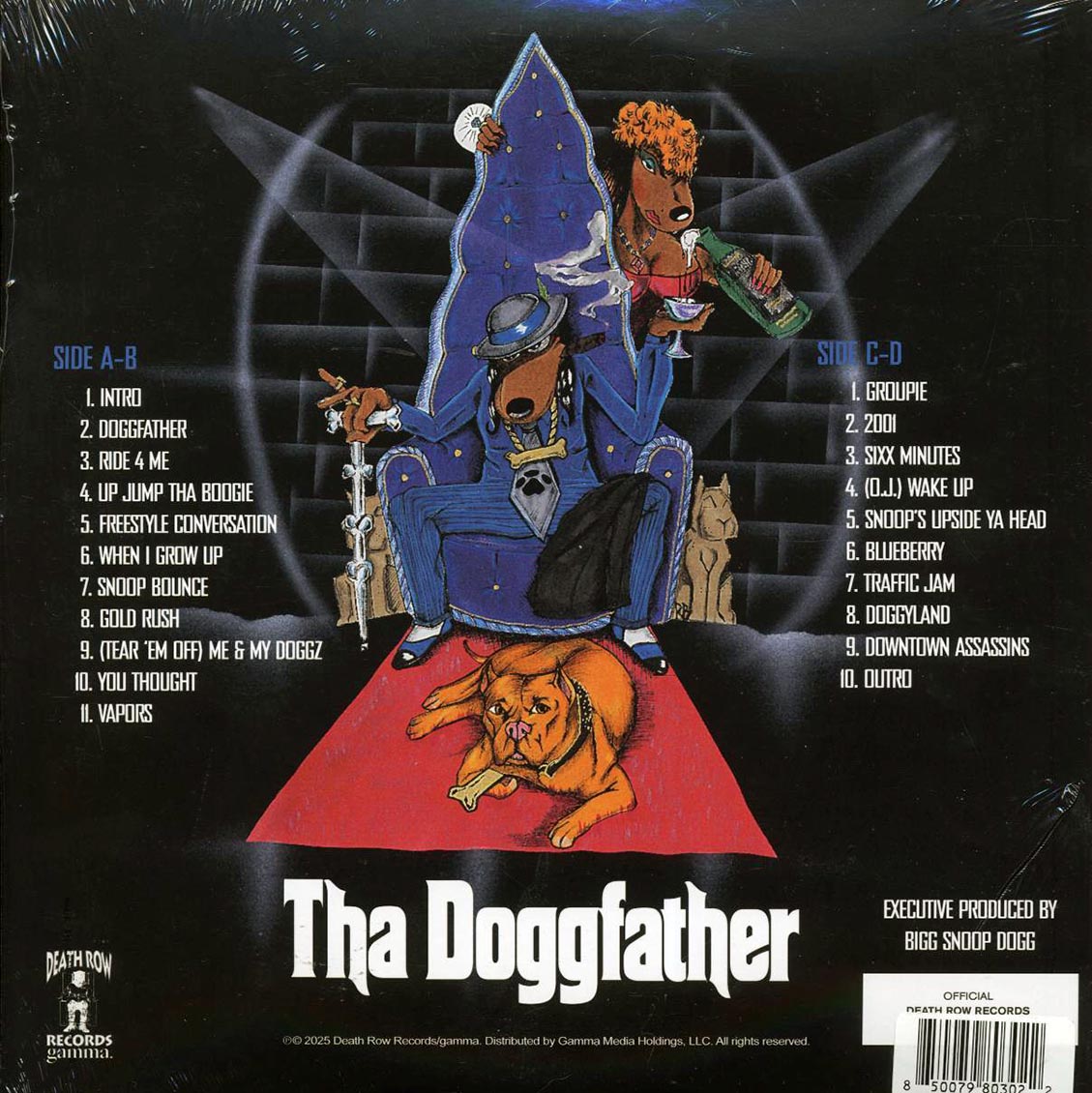 Snoop Doggy Dogg - Tha Doggfather (ltd. ed.) (2xLP) (gray/black vinyl) - Vinyl LP, LP