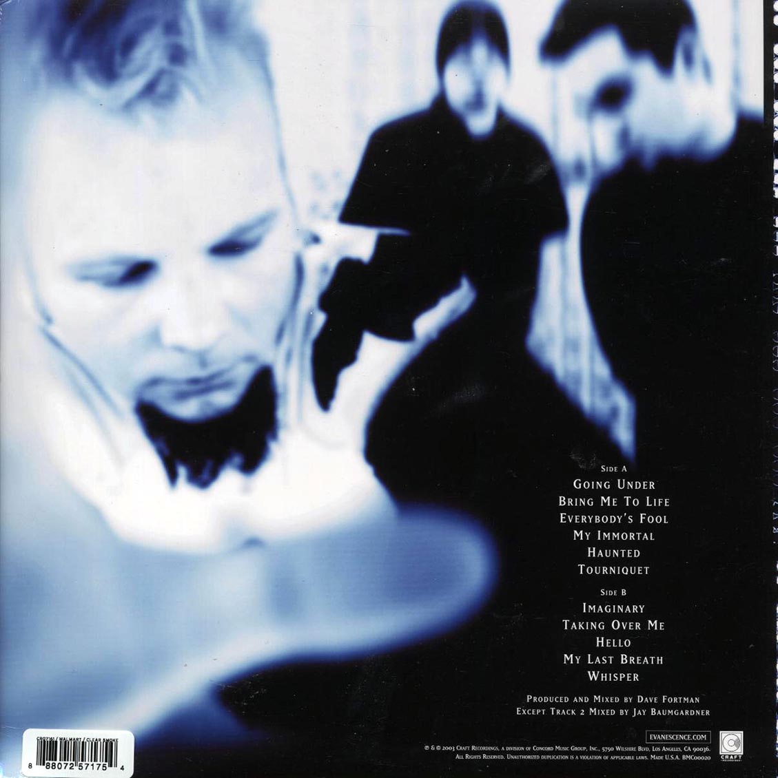 Evanescence - Fallen (ltd. ed.) (clear smoke vinyl) - Vinyl LP, LP