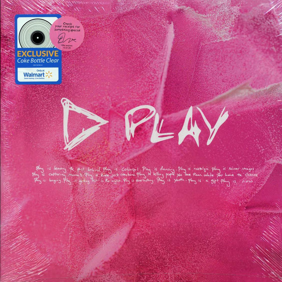 Ed Sheeran - Play (ltd. ed.) (coke bottle clear vinyl) - Vinyl LP