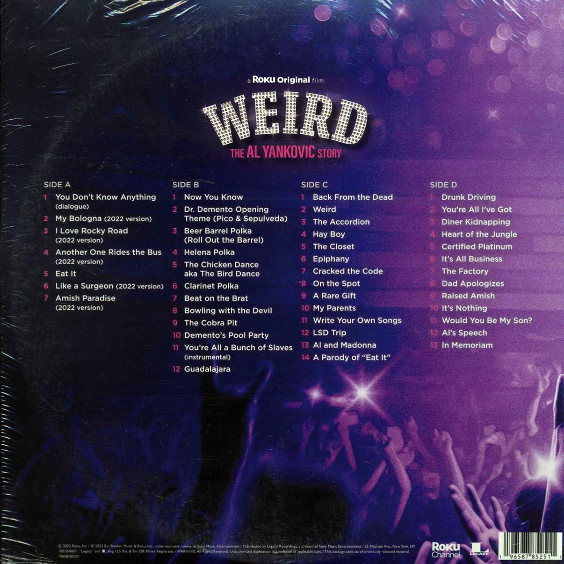 Weird Al Yankovic - Weird: The Al Yankovic Story Original Soundtrack (2xLP) (pink vinyl) - Vinyl LP, LP