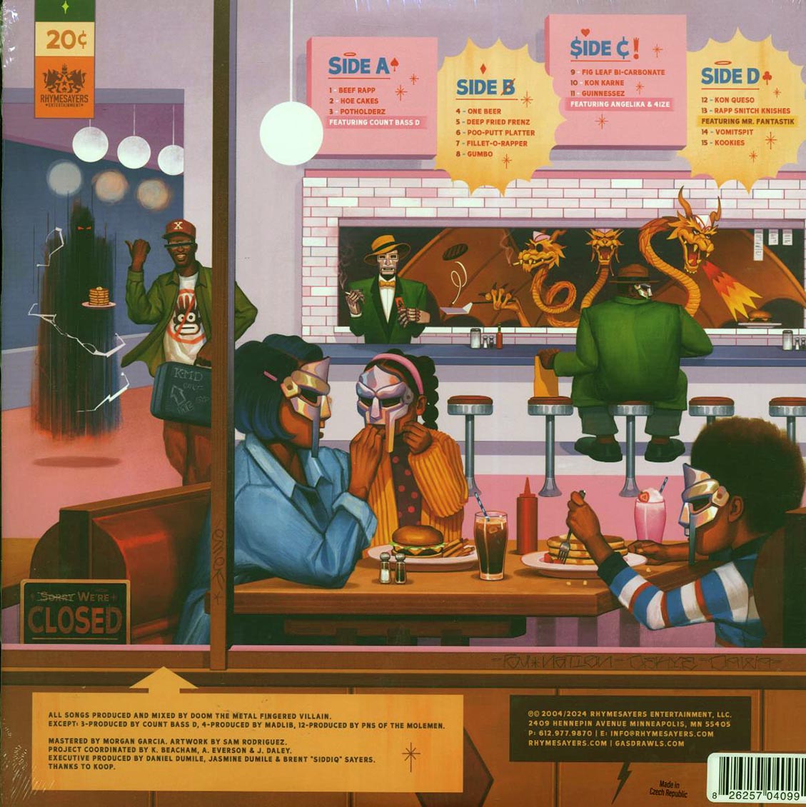 MF Doom - MM..Food (20th Anniv. Ed.) (ltd. ed.) (2xLP) (silver vinyl) - Vinyl LP, LP