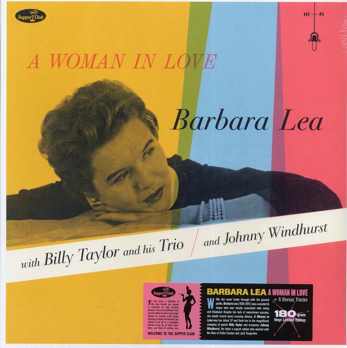 Barbara Lea, Billy Taylor And His Trio, Johnny Windhurst - A Woman In Love (+6 bonus tracks) (180g) - Vinyl LP