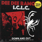 Dee Dee Ramone ICLC - Down And Out: Live At The Venue, Edinburgh, Scotland, 27 June 1994 (ltd. 300 copies made) (red vinyl) - Vinyl LP