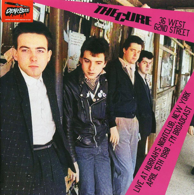The Cure - Live At Hurrah's Nightclub, New York, April 15th 1980 (ltd. 300 copies made) (pink vinyl) - Vinyl LP