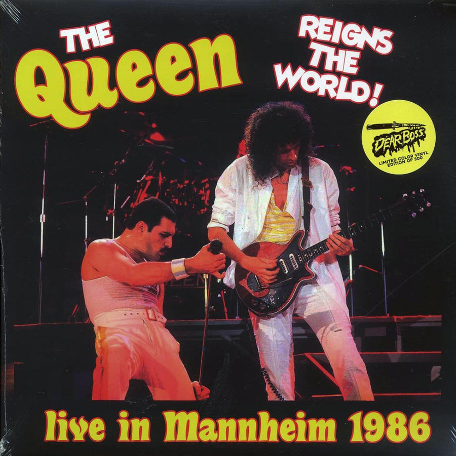 Queen - Reigns The World! Live In Mannheim 1986 (ltd. 300 copies made) (2xLP) (green marbled vinyl) - Vinyl LP, LP