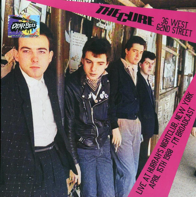 The Cure - Live At Hurrah's Nightclub, New York, April 15th 1980 (ltd. 300 copies made) (splatter vinyl) - Vinyl LP
