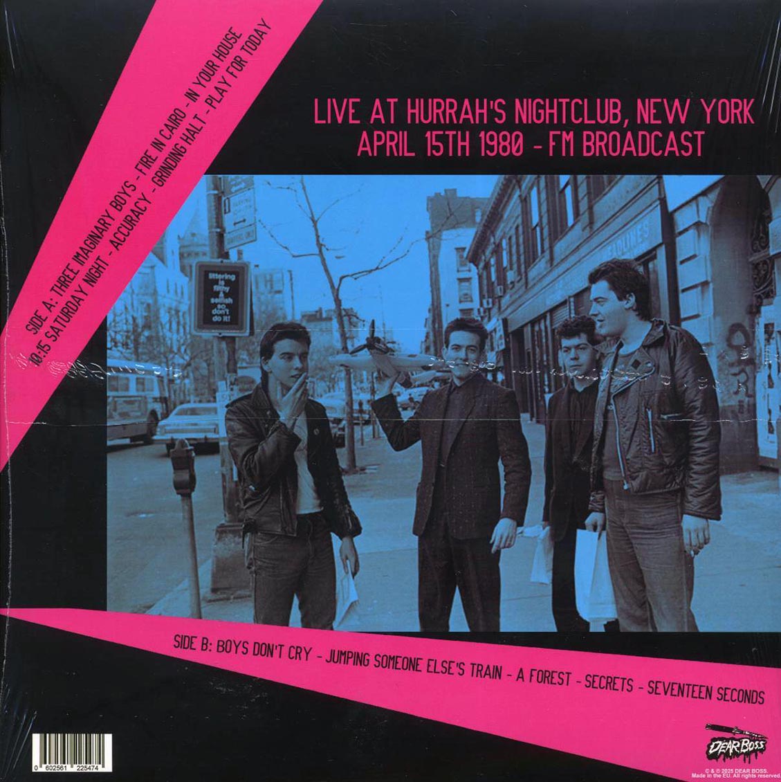 The Cure - Live At Hurrah's Nightclub, New York, April 15th 1980 (ltd. 300 copies made) (splatter vinyl) - Vinyl LP, LP