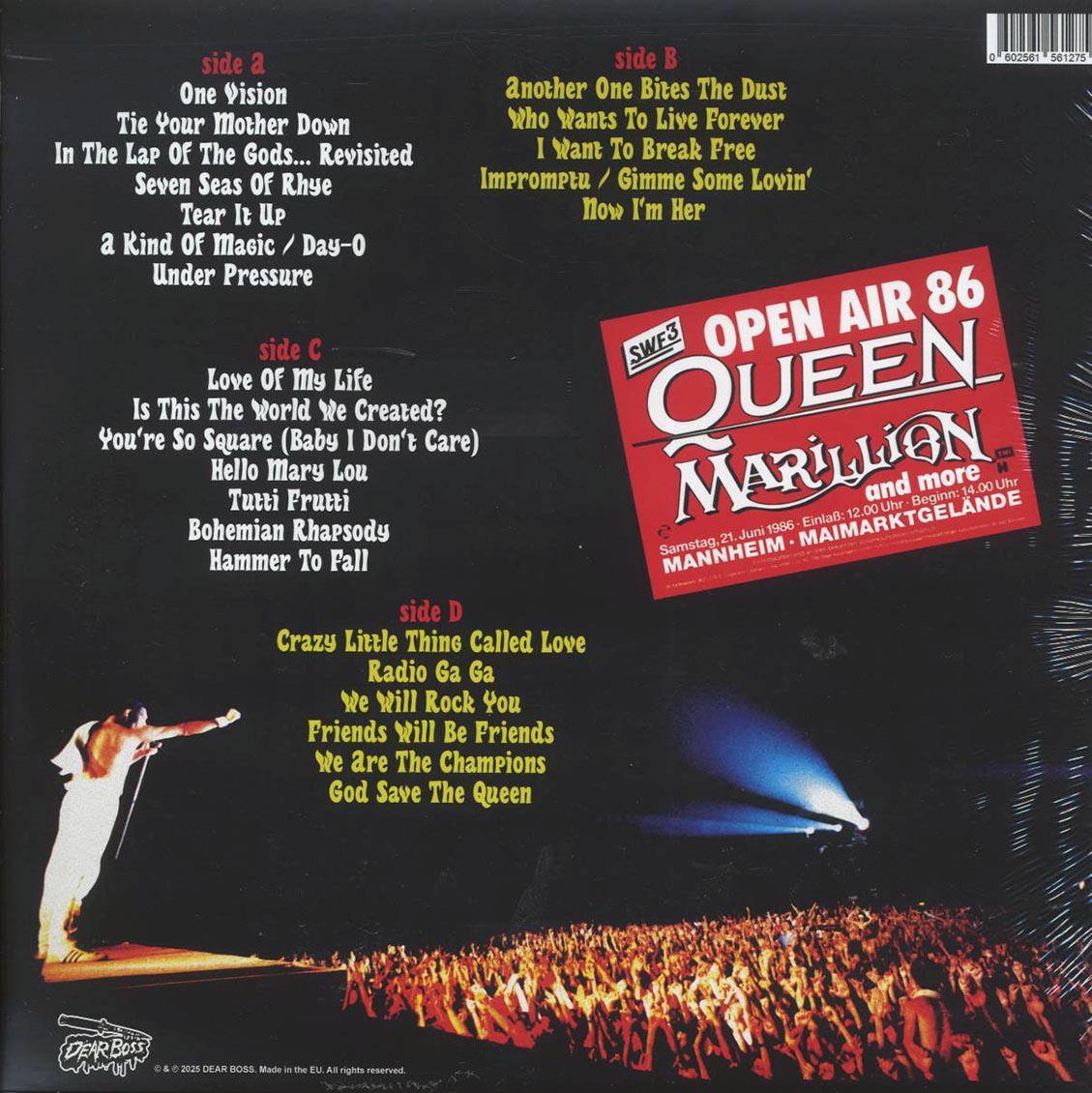 Queen - Reigns The World! Live In Mannheim 1986 (2xLP) (colored vinyl) - Vinyl LP, LP