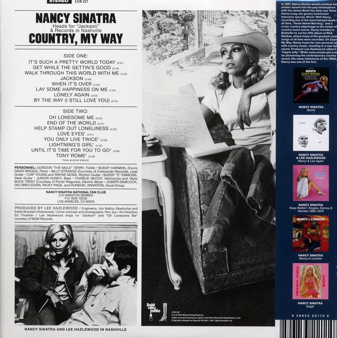 Nancy Sinatra - Country, My Way (+5 bonus tracks) (RTI press) - Vinyl LP, LP