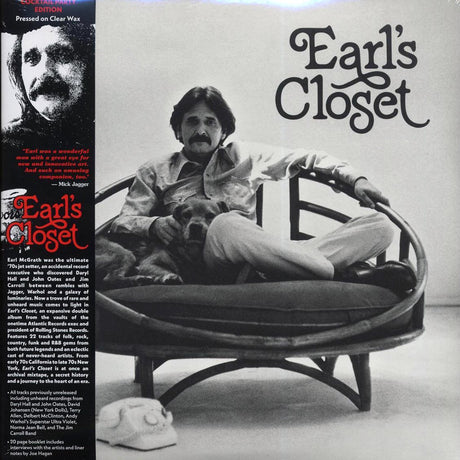 Daryl Hall & John Oates, Kazoo Singers, Delbert & Glen, Terry Allen, Etc. - Earl's Closet: The Lost Archive Of Earl McGrath, 1970 To 1980 (ltd. ed.) (2xLP) (cocktail party clear vinyl) - Vinyl LP, LP