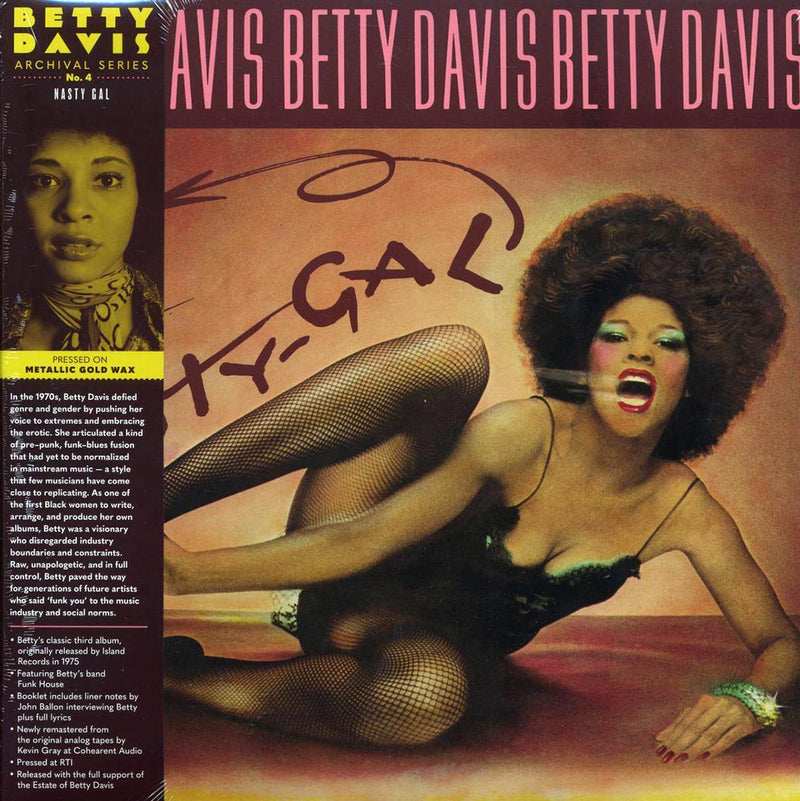 Betty Davis - Nasty Gal (metallic gold vinyl) (RTI press) - Vinyl LP
