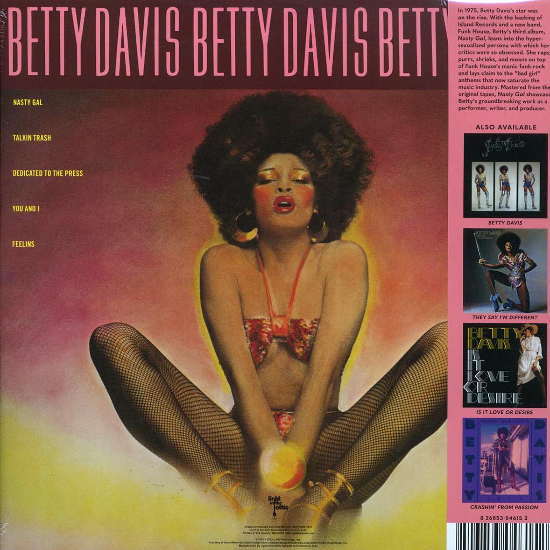 Betty Davis - Nasty Gal (metallic gold vinyl) (RTI press) - Vinyl LP, LP