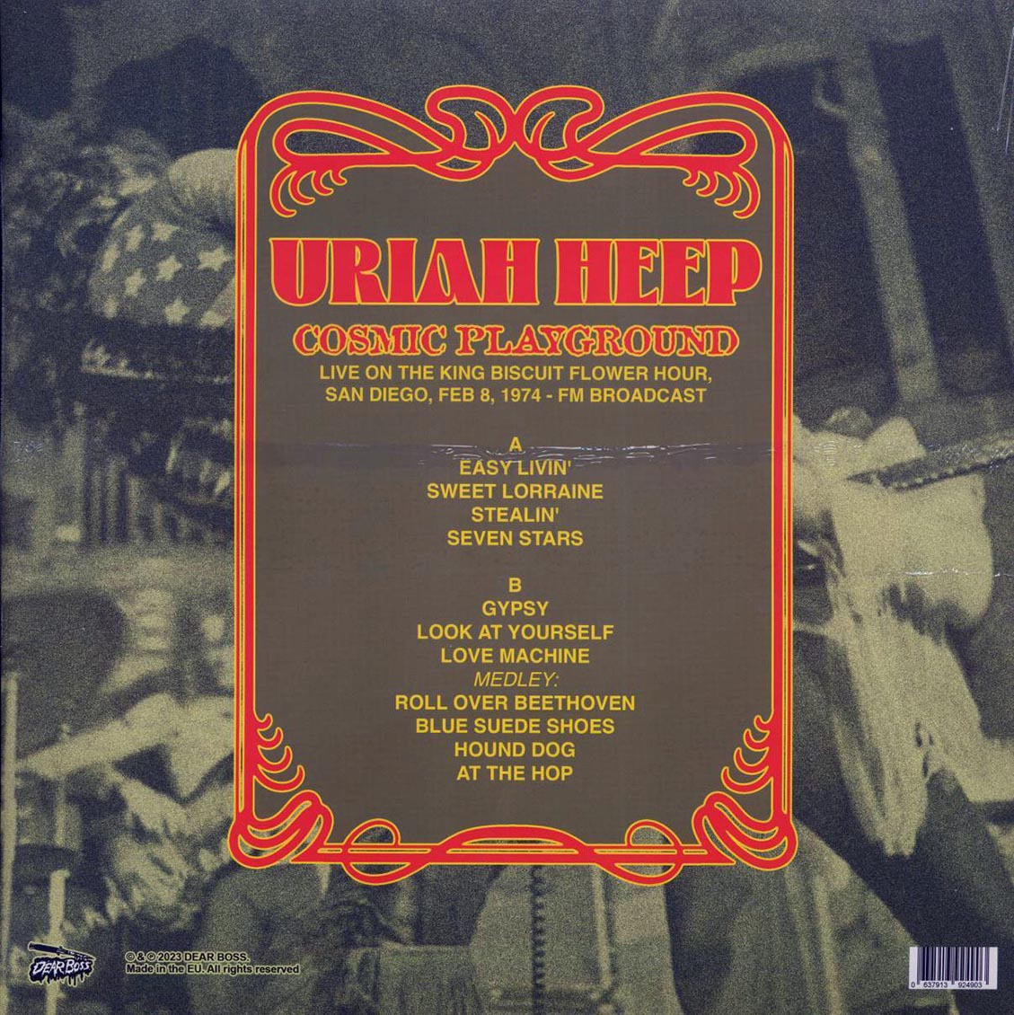Uriah Heep - Cosmic Playground: Live On The King Biscuit Flower Hour, San Diego, Feb 8, 1974 - Vinyl LP, LP