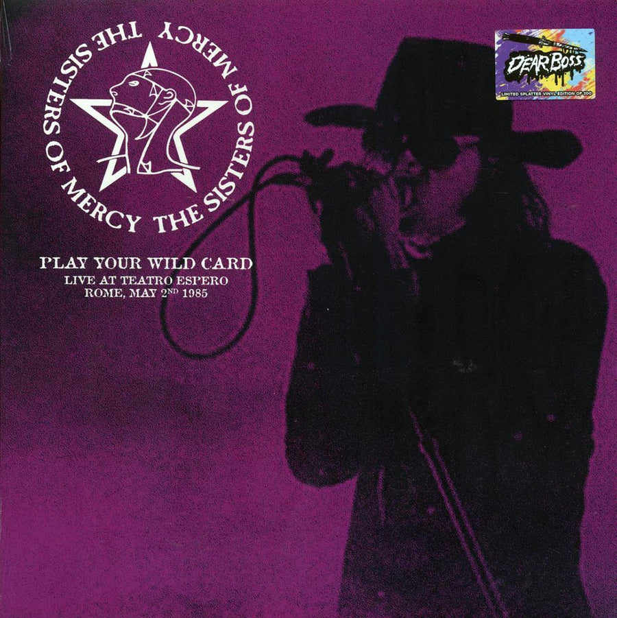 The Sisters Of Mercy - Play Your Wild Card: Live At Teatro Espero, Rome, Italy, May 2nd 1985 (ltd. 300 copies made) (splatter vinyl) - Vinyl LP, LP