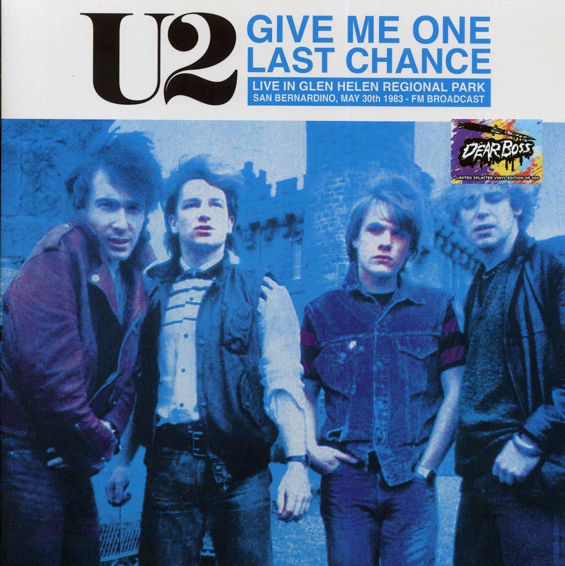 U2 - Give Me One Last Chance: Live In Glen Helen Regional Park, San Bernadino, May 30th 1983 FM Broadcast (ltd. 300 copies made) (splatter vinyl) - Vinyl LP