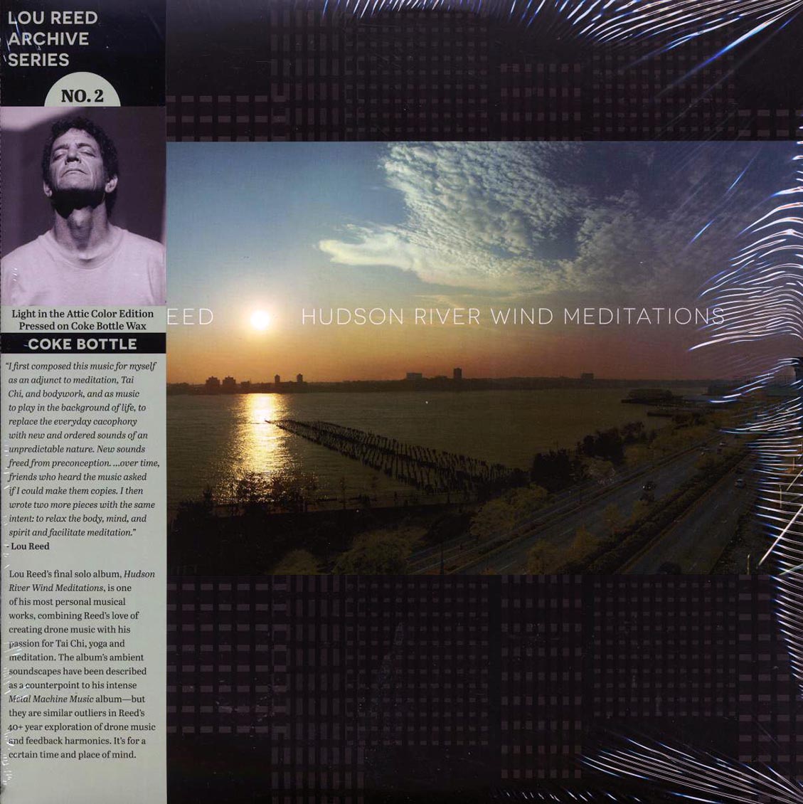 Lou Reed - Hudson River Wind Meditations (2xLP) (coke bottle clear vinyl) (RTI press) - Vinyl LP