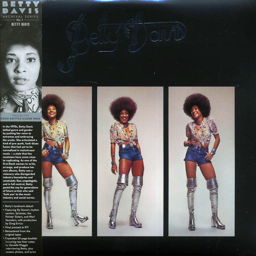 Betty Davis - Betty Davis (ltd. ed.) (coke bottle clear vinyl) (RTI press) - Vinyl LP, LP