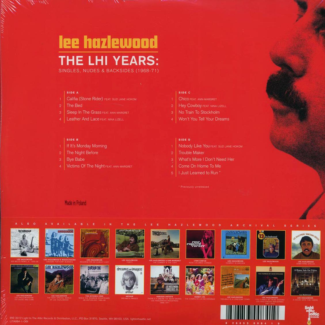 Lee Hazlewood - The LHI Years: Singles, Nudes & Backsides 1968-71 (2xLP) - Vinyl LP, LP