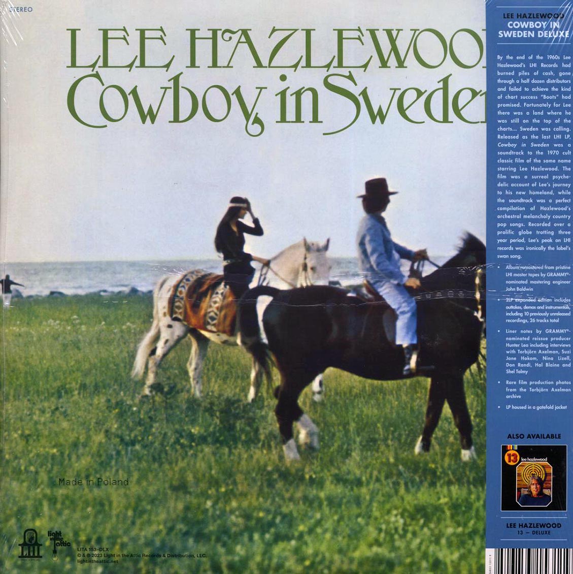 Lee Hazlewood - Cowboy In Sweden (+15 bonus tracks) (2xLP) (deluxe edition) - Vinyl LP, LP