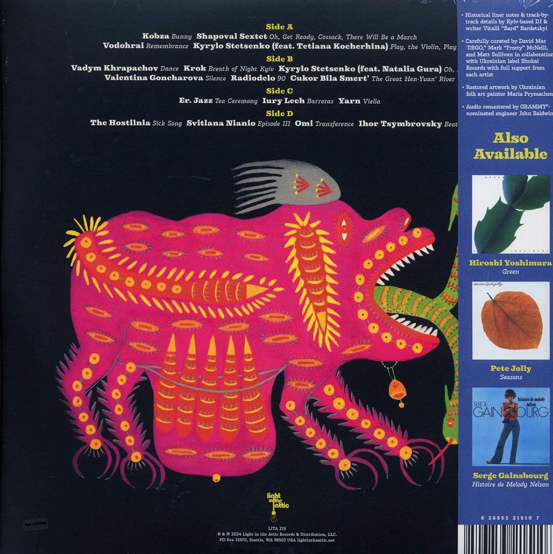 Various - Even The Forest Hums: Ukrainian Sonic Archives 1971-1996 (2xLP) - Vinyl LP, LP