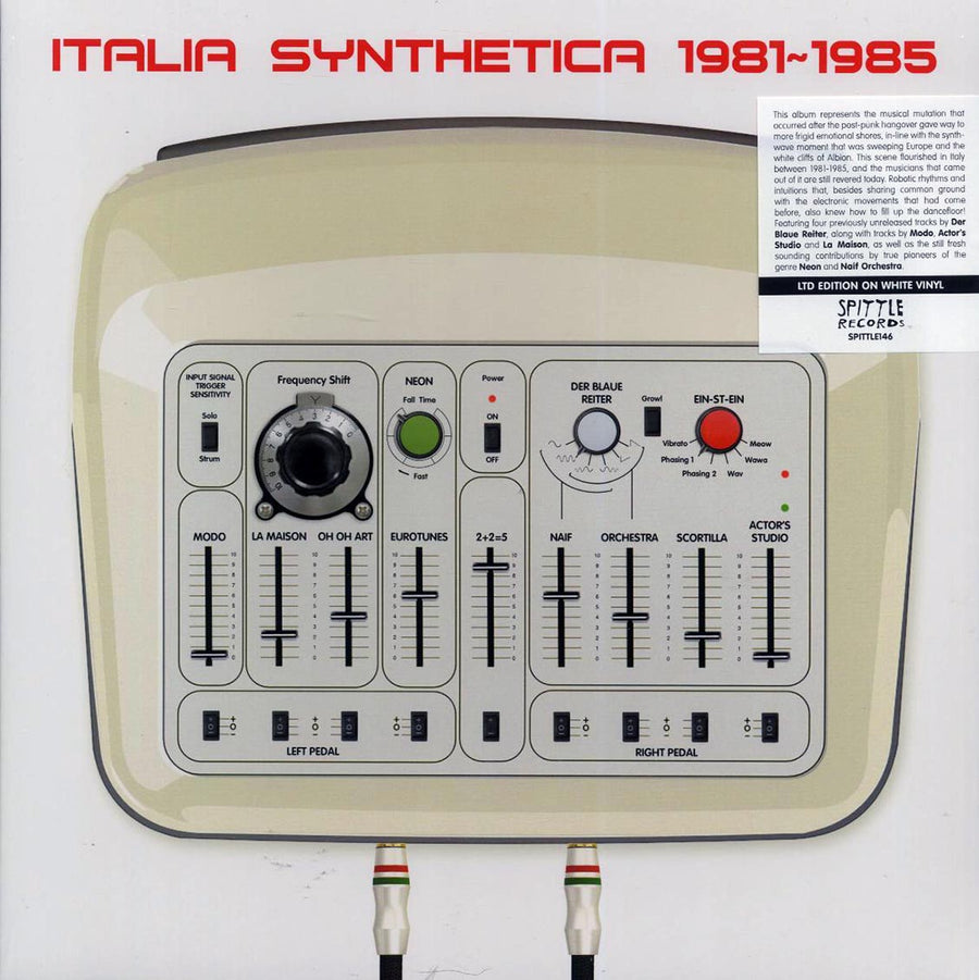 Various - Italia Synthetica 1981-1985 (ltd. ed.) (white vinyl) - Vinyl LP, LP