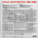 Various - Italia Synthetica 1981-1985 (ltd. ed.) (white vinyl) - Vinyl LP, LP