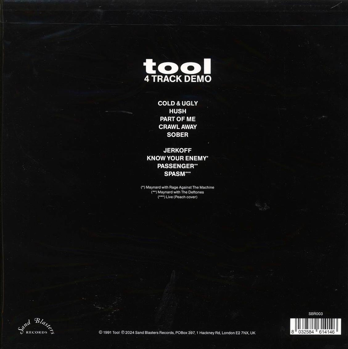 Tool - 4 Track Demo - Vinyl LP, LP