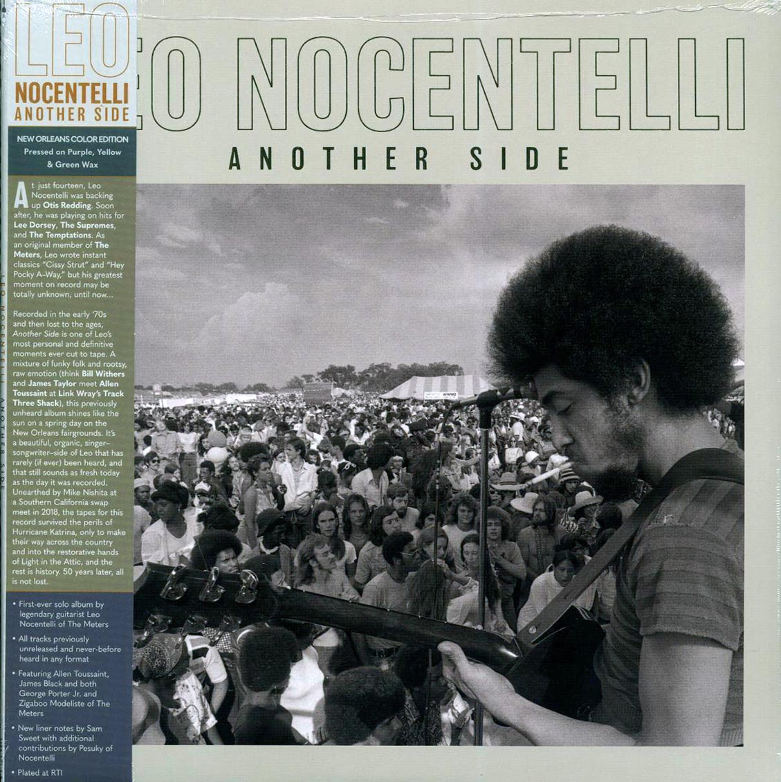 Leo Nocentelli - Another Side (purple/yellow/green vinyl) (RTI press) - Vinyl LP