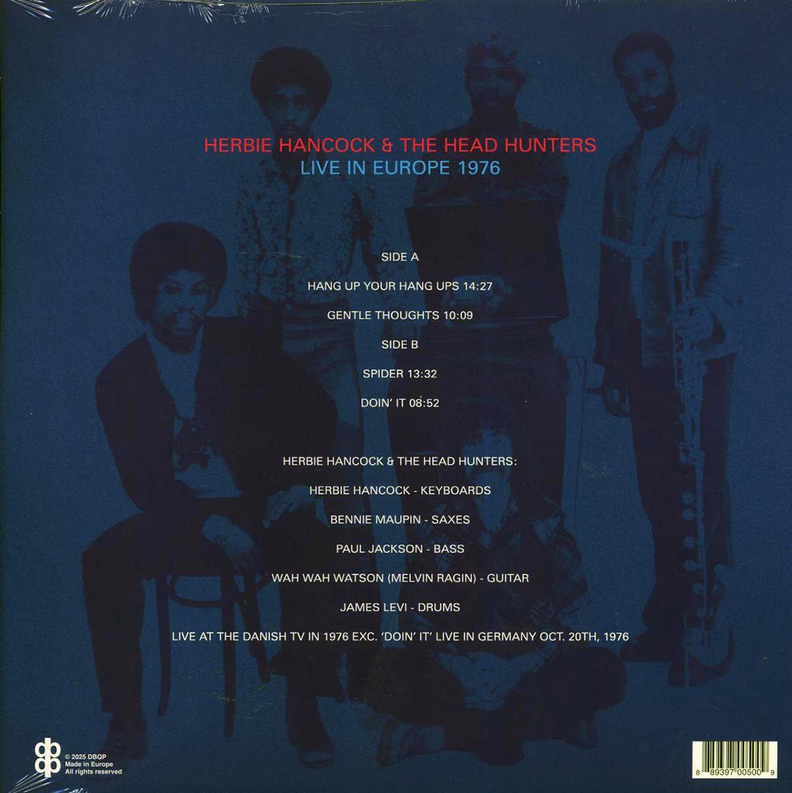 Herbie Hancock & The Headhunters - Live In Europe 1976 - Vinyl LP, LP