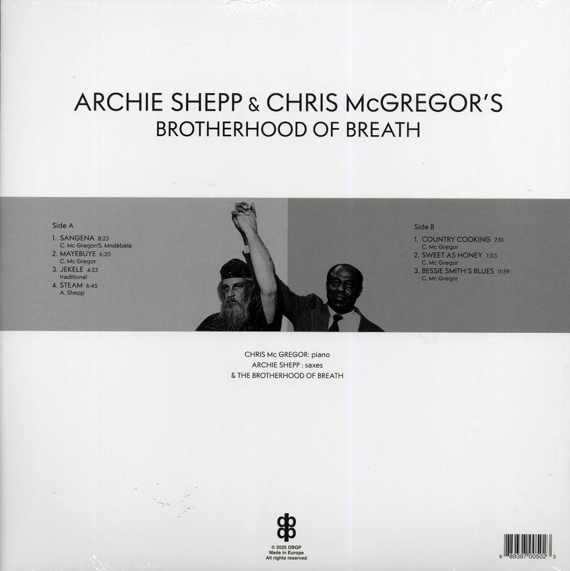 Archie Shepp, Chris McGregor's Brotherhood Of Breath - Live In France, March 18, 1989 - Vinyl LP, LP