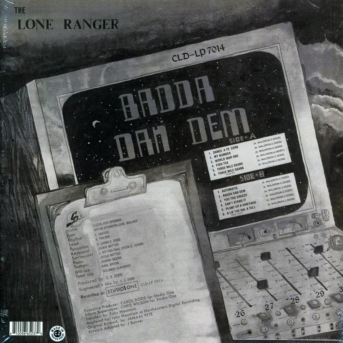 Lone Ranger - Badda Dan Dem (+2 bonus tracks) - Vinyl LP, LP