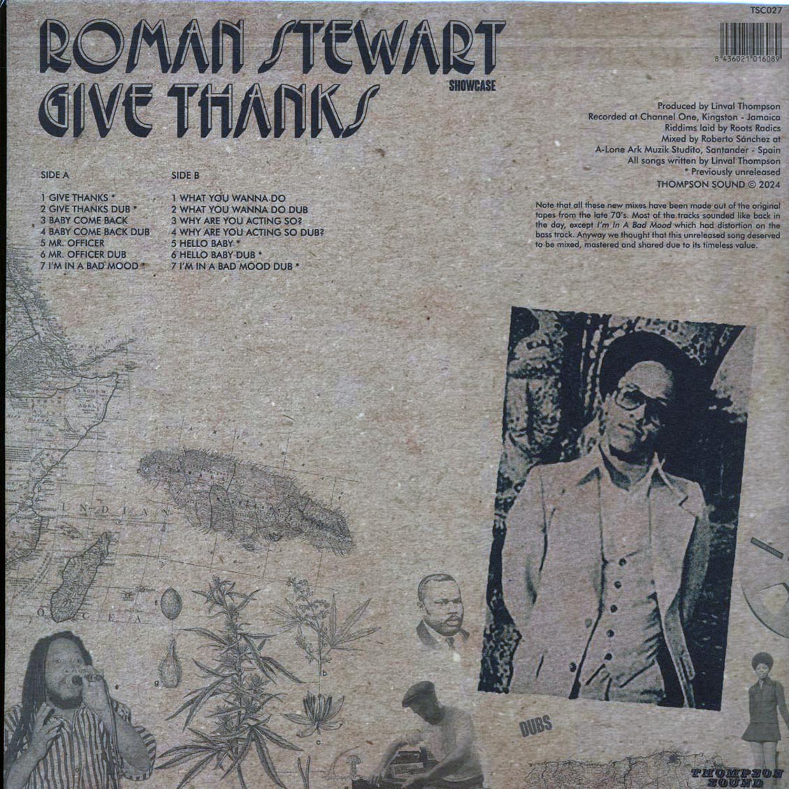 Roman Stewart - Give Thanks - Vinyl LP, LP