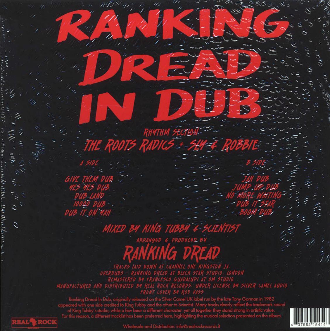 Ranking Dread - Ranking Dread In Dub - Vinyl LP, LP