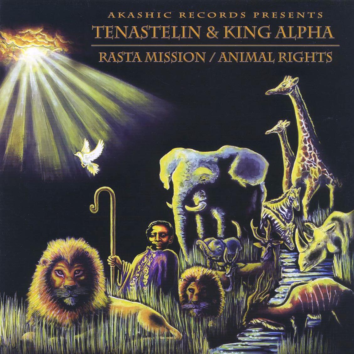 Tena Stelin, King Alpha - Rasta Mission/Animal Rights - Vinyl LP