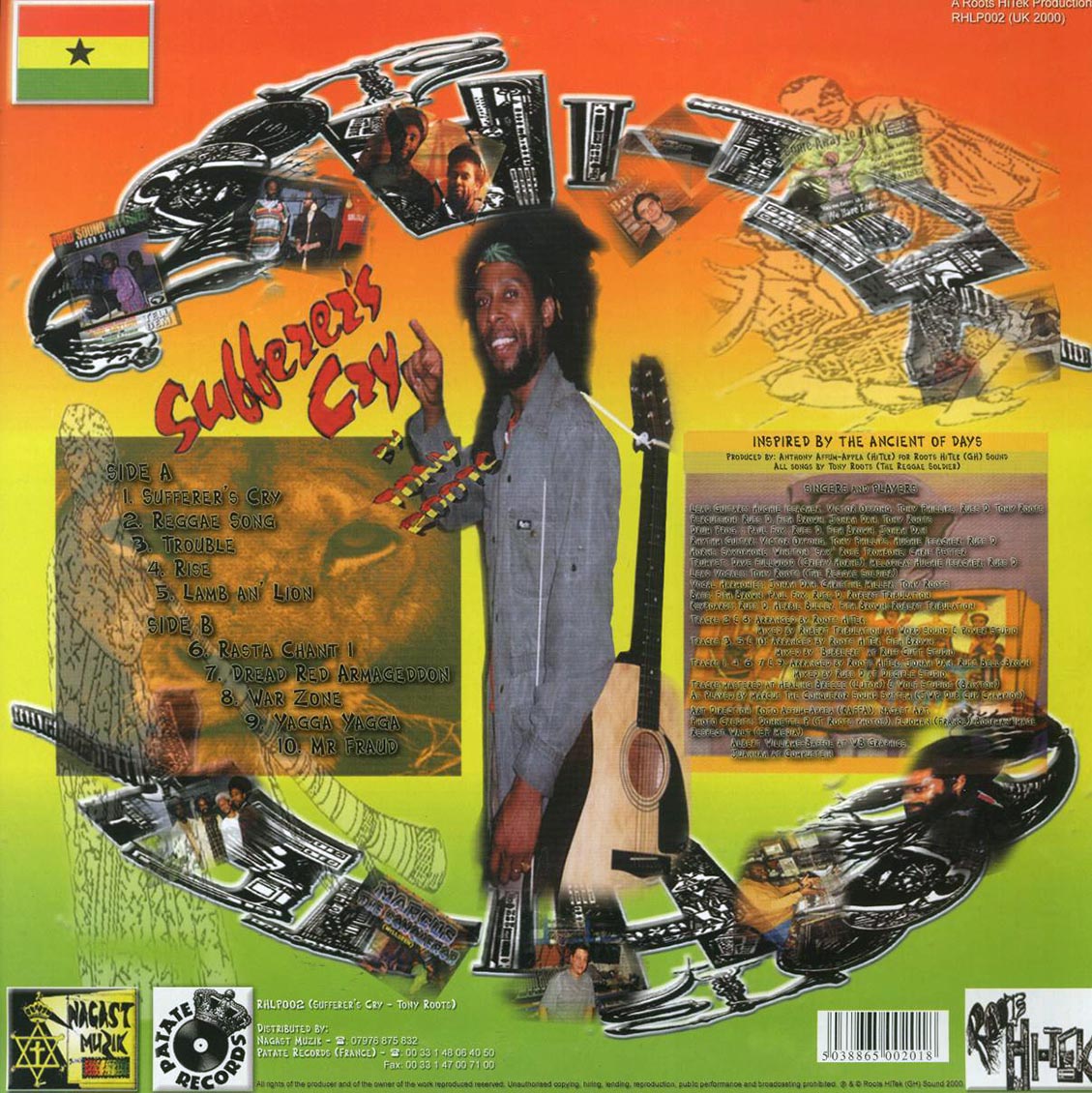 Tony Roots - Sufferer's Cry - Vinyl LP, LP