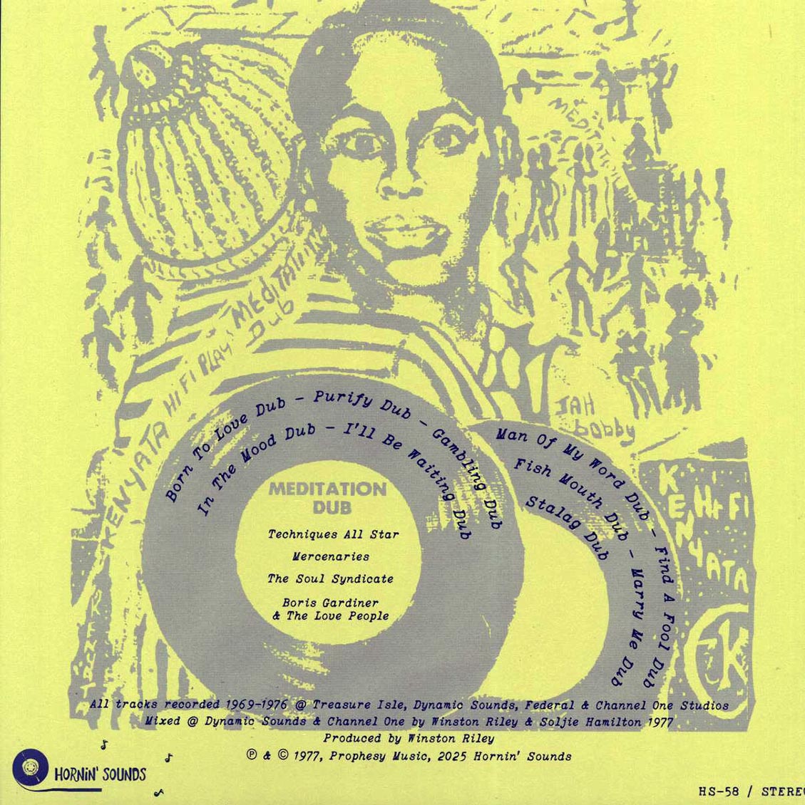 Techniques All Stars, The Mercenaries, Soul Syndicate, Boris Gardiner & The Love People - Meditation Dub - Vinyl LP, LP