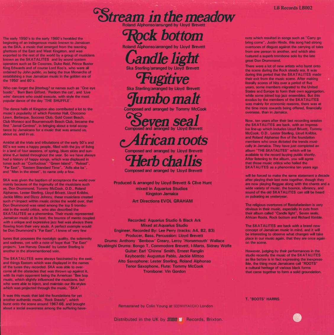 The Skatalites - Rebirth - Vinyl LP, LP