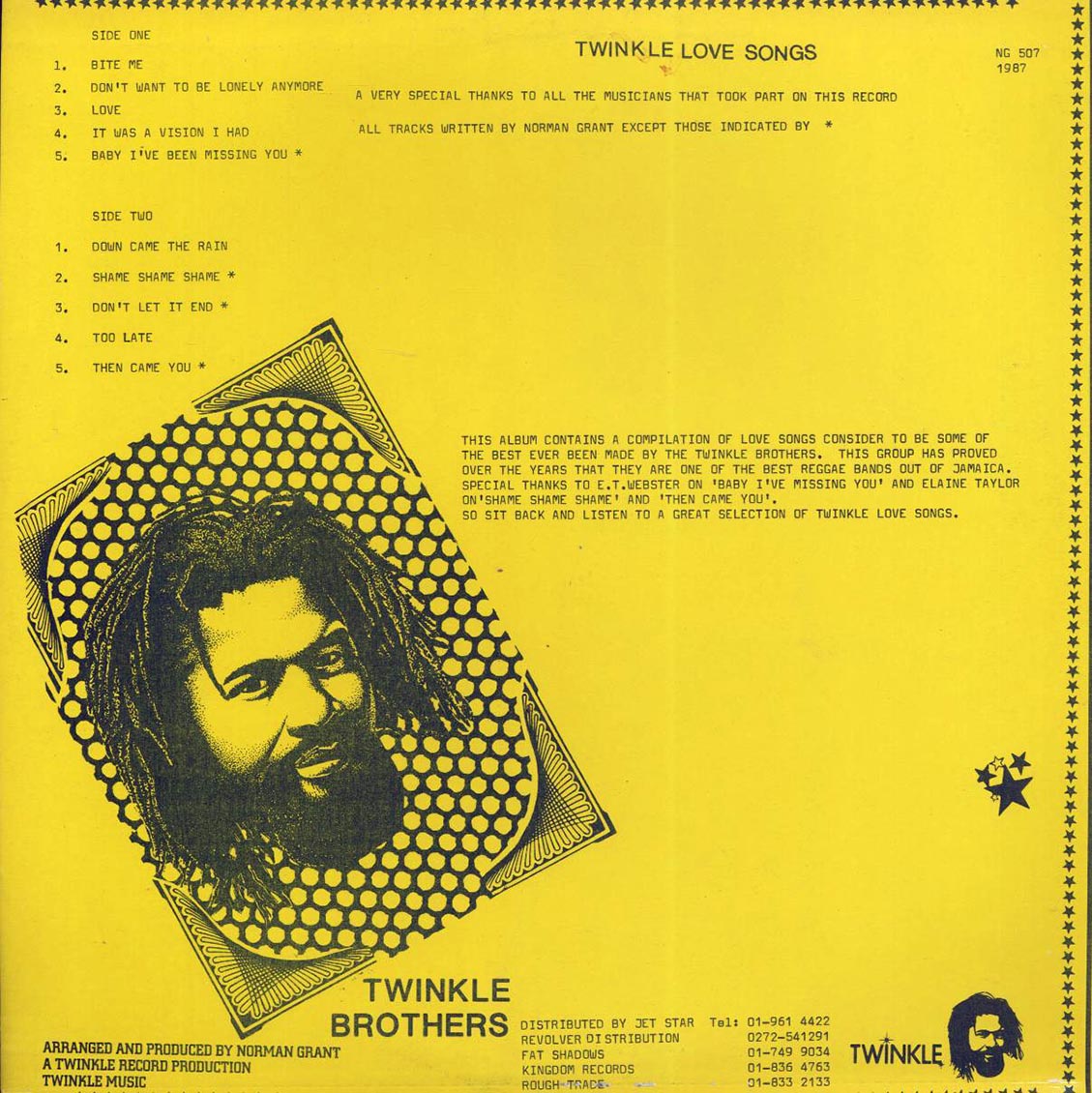 Twinkle Brothers - Twinkle Love Songs - Vinyl LP, LP