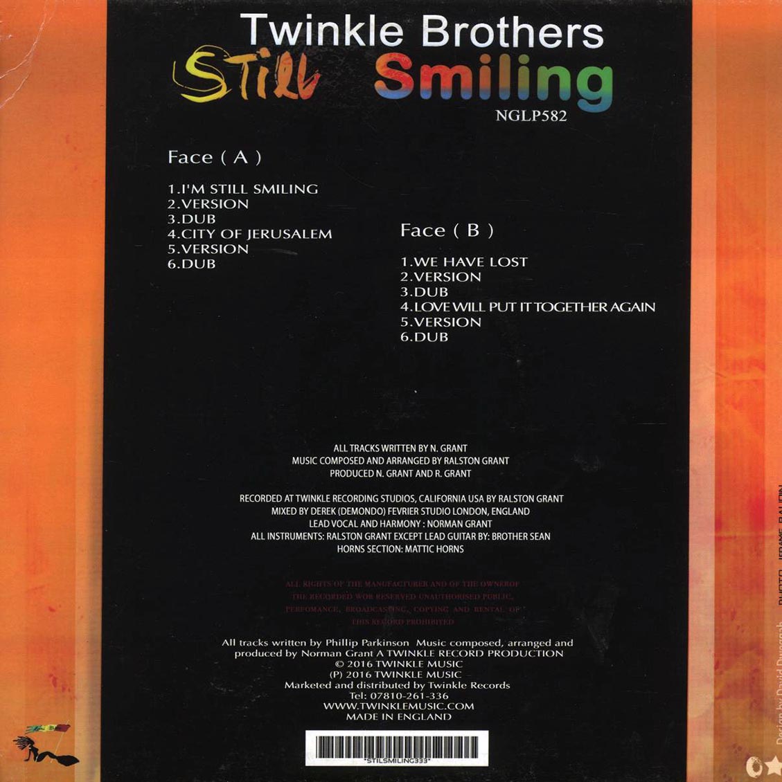 Twinkle Brothers - Still Smiling - Vinyl LP, LP